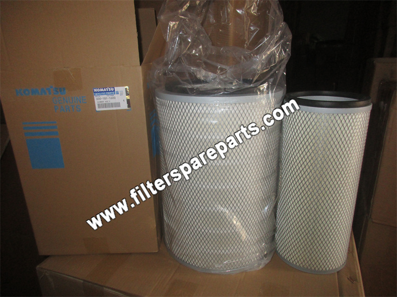 600-181-1600 600-181-1680 Komatsu Air Filter - Click Image to Close